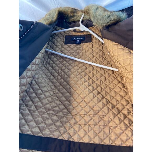 Lands End winter brown jacket - Picture 4 of 7